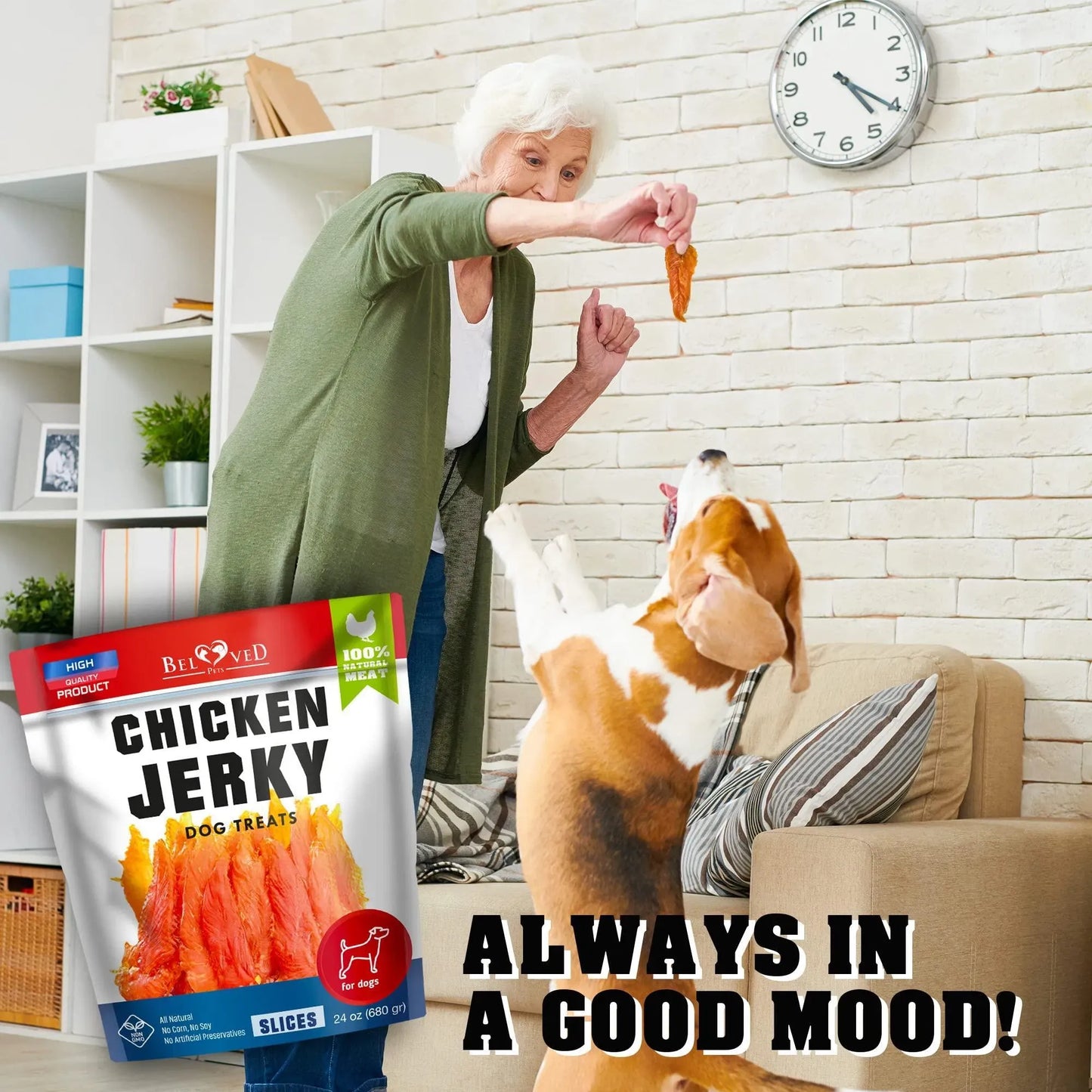 Chicken Jerky Dog Treats Organic