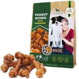 Peanut Butter Cranberry Dog Chews